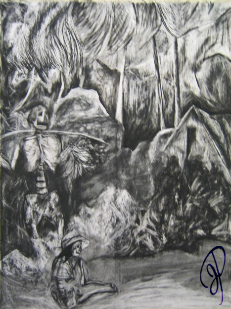 Large Charcoal Drawing